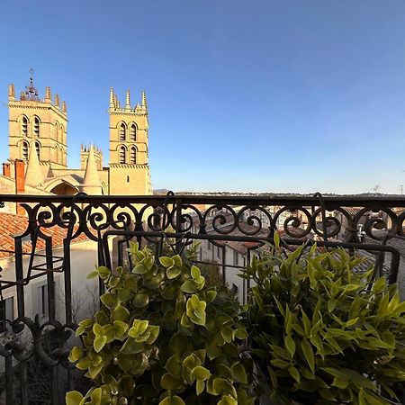 La Terrasse, Vue Sur Les Toits De Montpellier Leilighet Eksteriør bilde